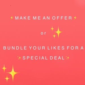 BUNDLES AND OFFERS ACCEPTED!!!!!